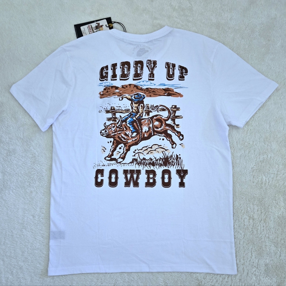 Nickel & Iron "Giddy Up Cowboy"🤠 Graphic Tee👕 - NWT